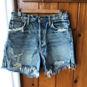 Agolde Dee Swapmeet denim shorts